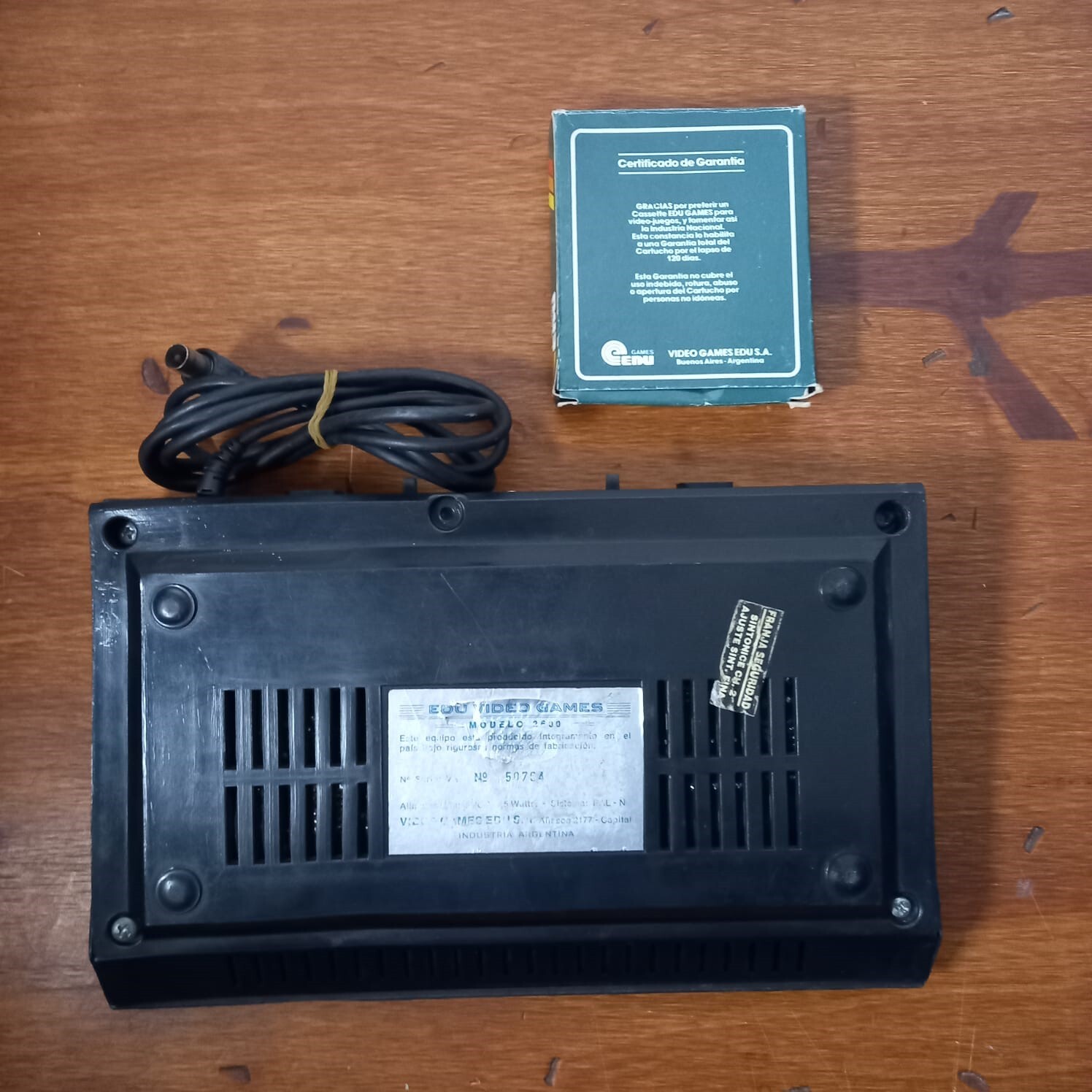 Vintage Atari 2600 Clone Argentina Rare Edu Games Bootleg