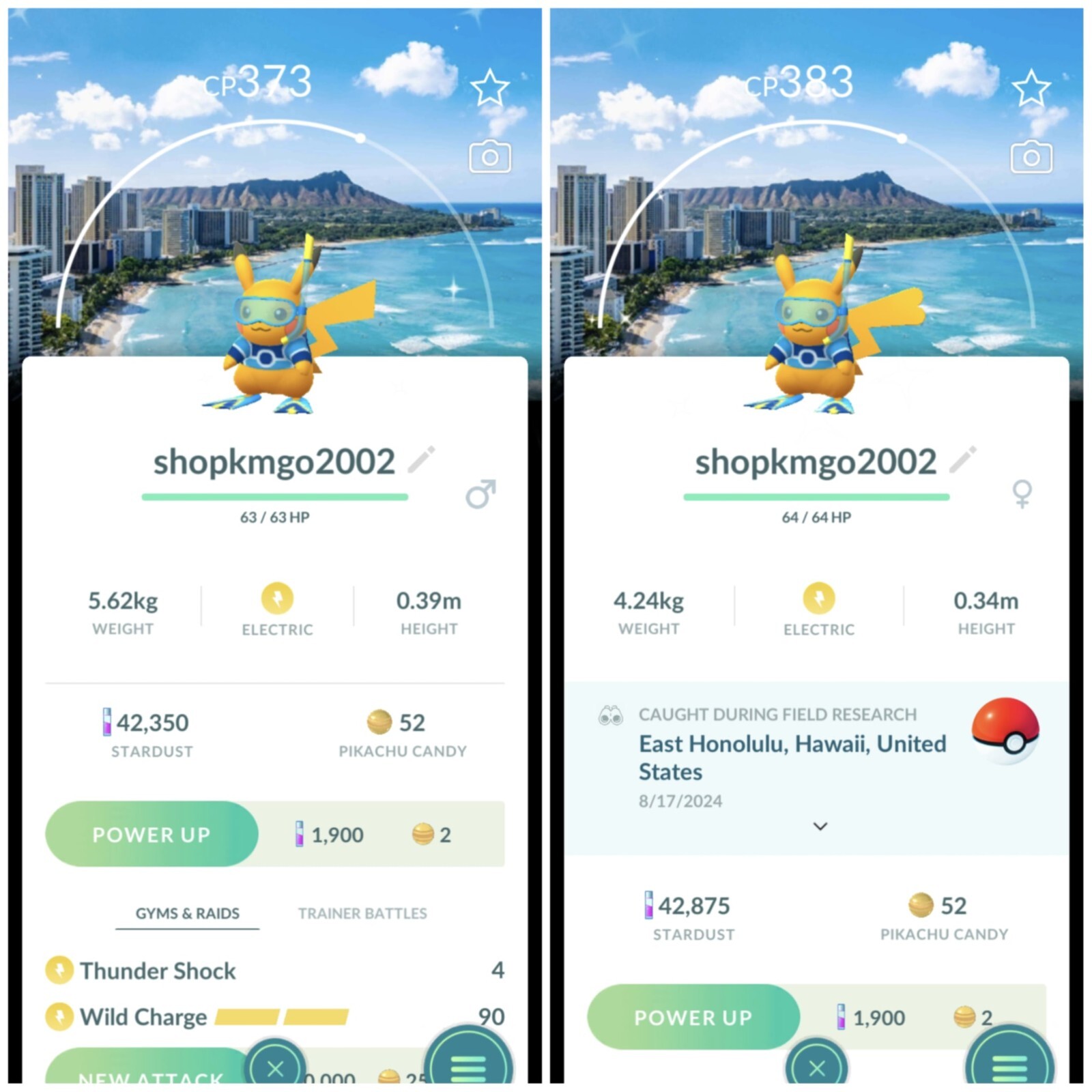 Shiny Pikachu World Championships 2024 Background Hawai – Trade Go or mini PTC