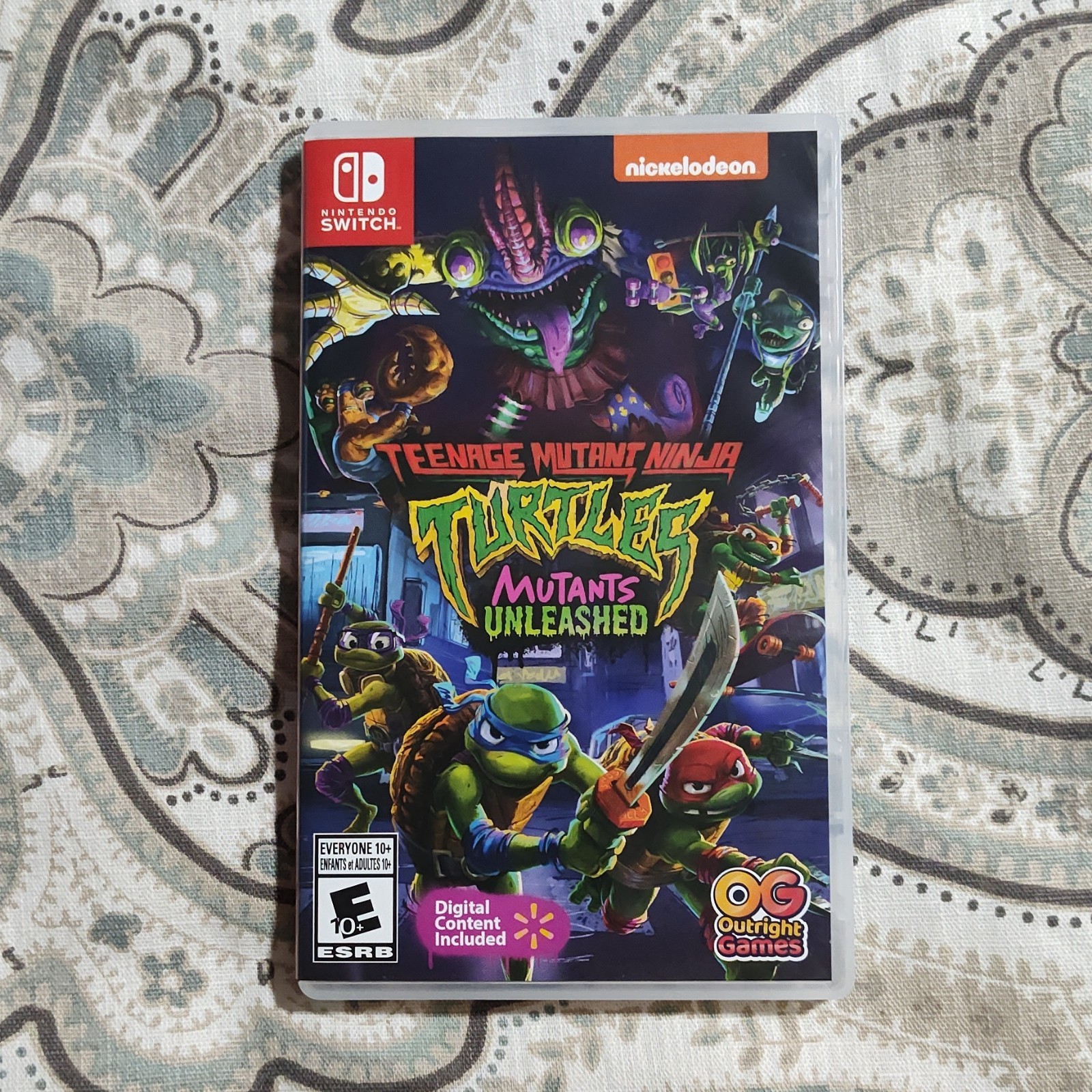 Outright Games TMNT: Mutants Unleashed Nintendo Switch Action E10+ Digital Cont…