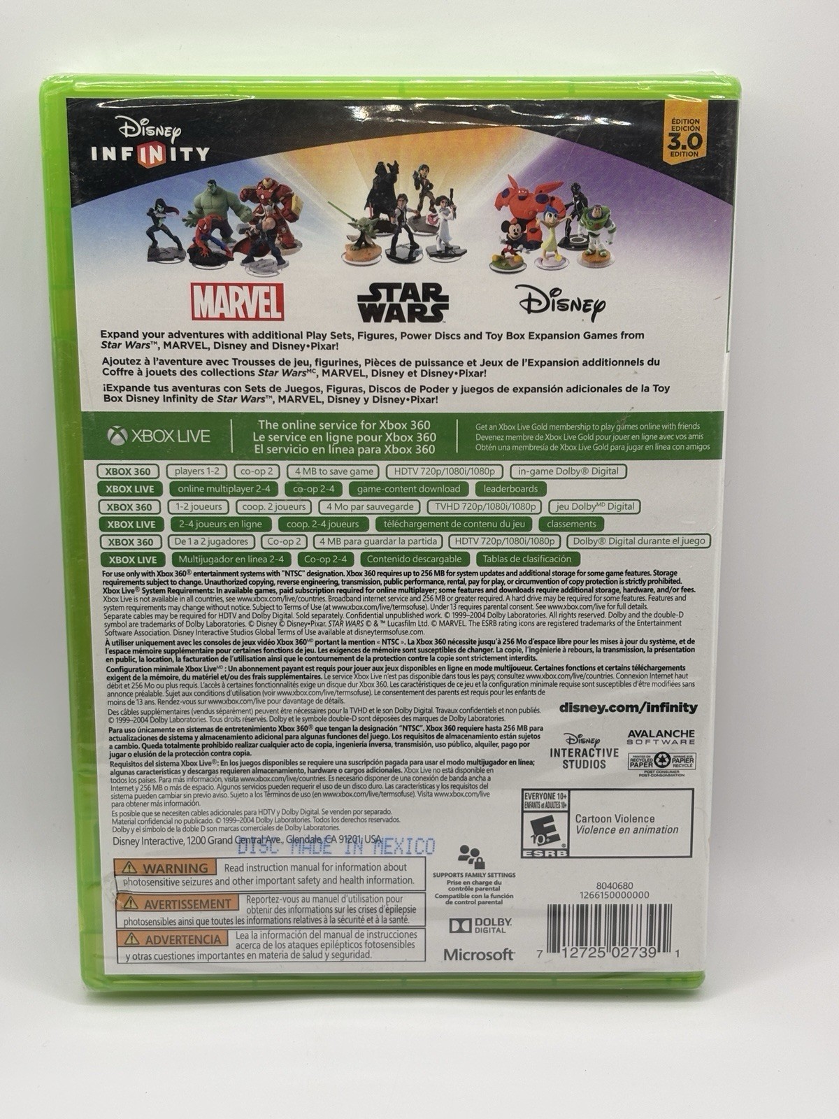 Disney Infinity (3.0 Edition) (Microsoft Xbox 360, 2015)