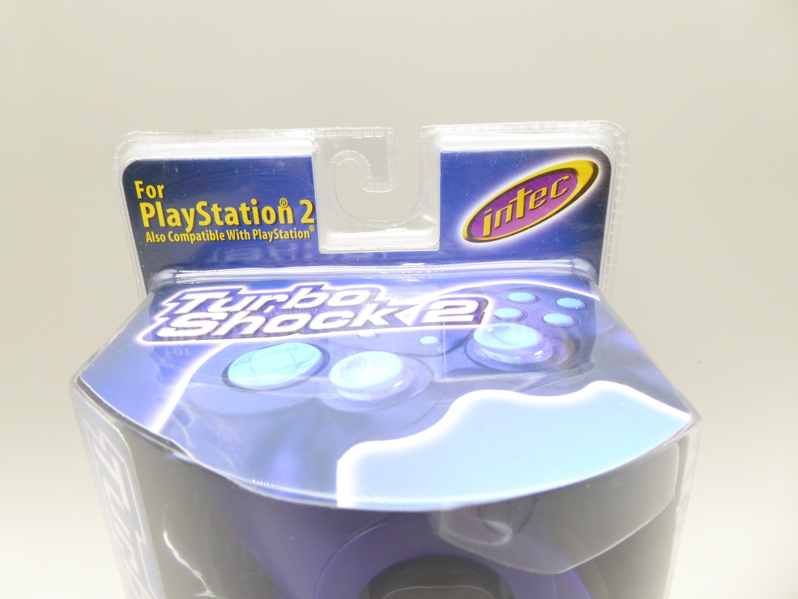 Intec PlayStation 2 & Playstation Blue Wired Controller New in Box 2001