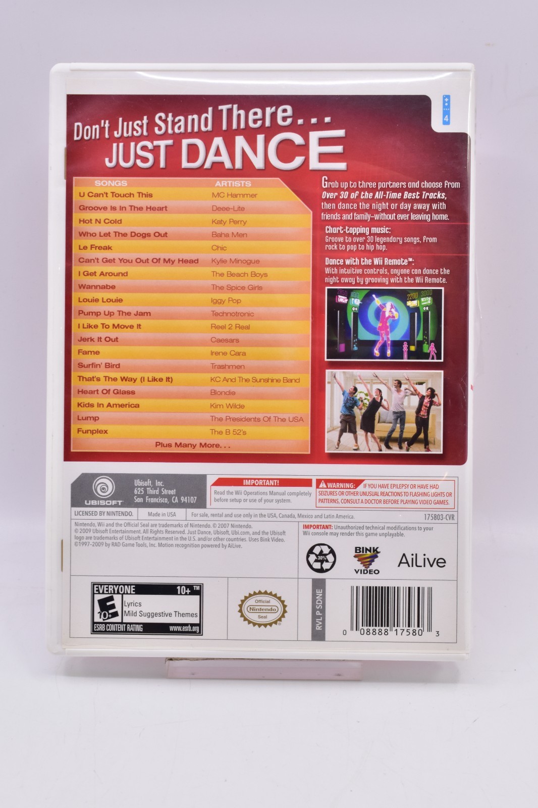 Wii Just Dance Just Dance 1 2 3 4 & Just Dance 2014 Game Bundle Tested & Working