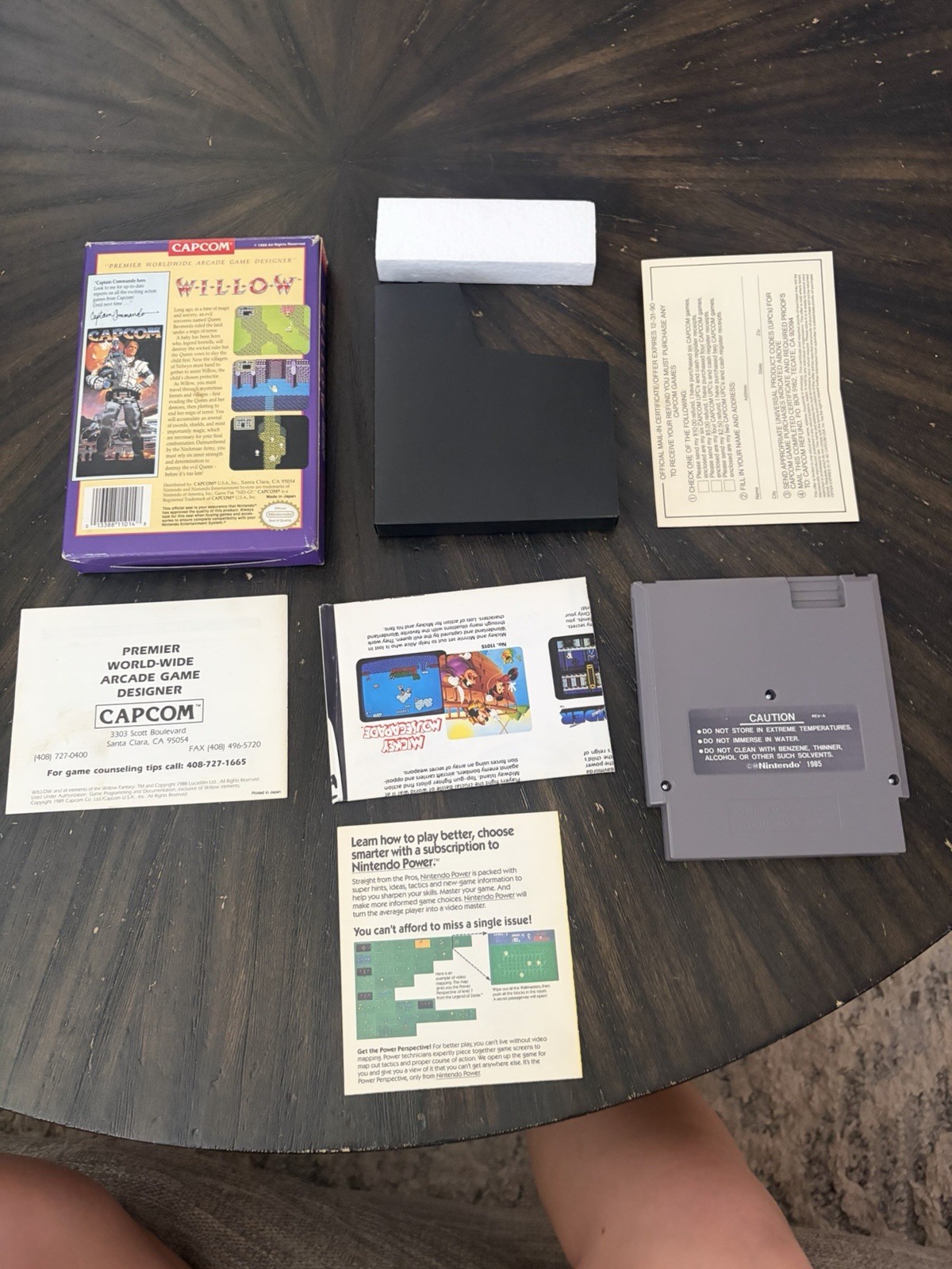 Nintendo NES Game Willow CIB Complete In Box