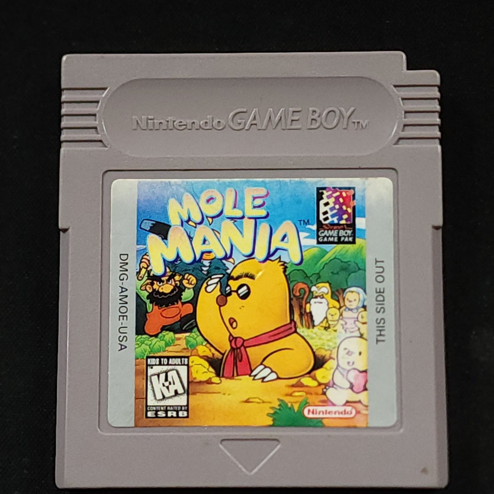Mole Mania Game Boy Game Only NTSC-U/C Tested Authentic