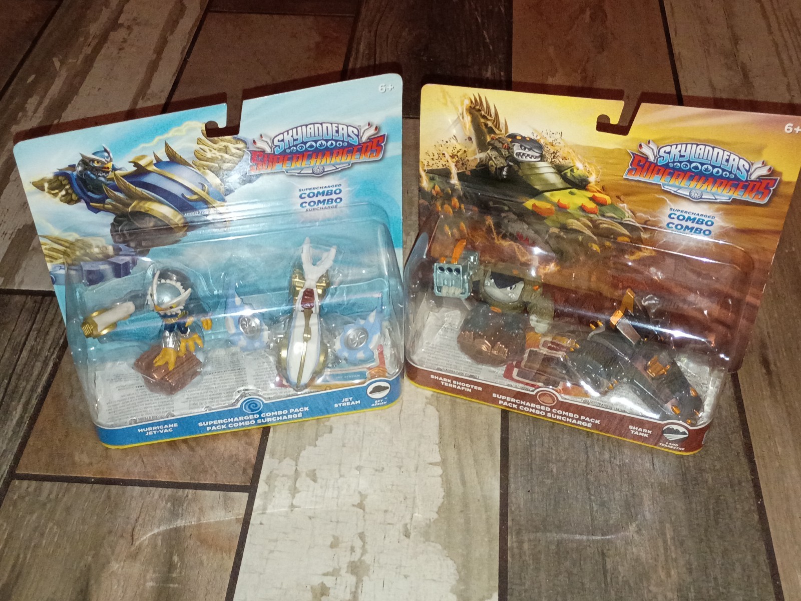 SKYLANDERS Supercharges Combo Pk HURRICANE Jet -Vac AND SHARK Tank FREE SHIPPING