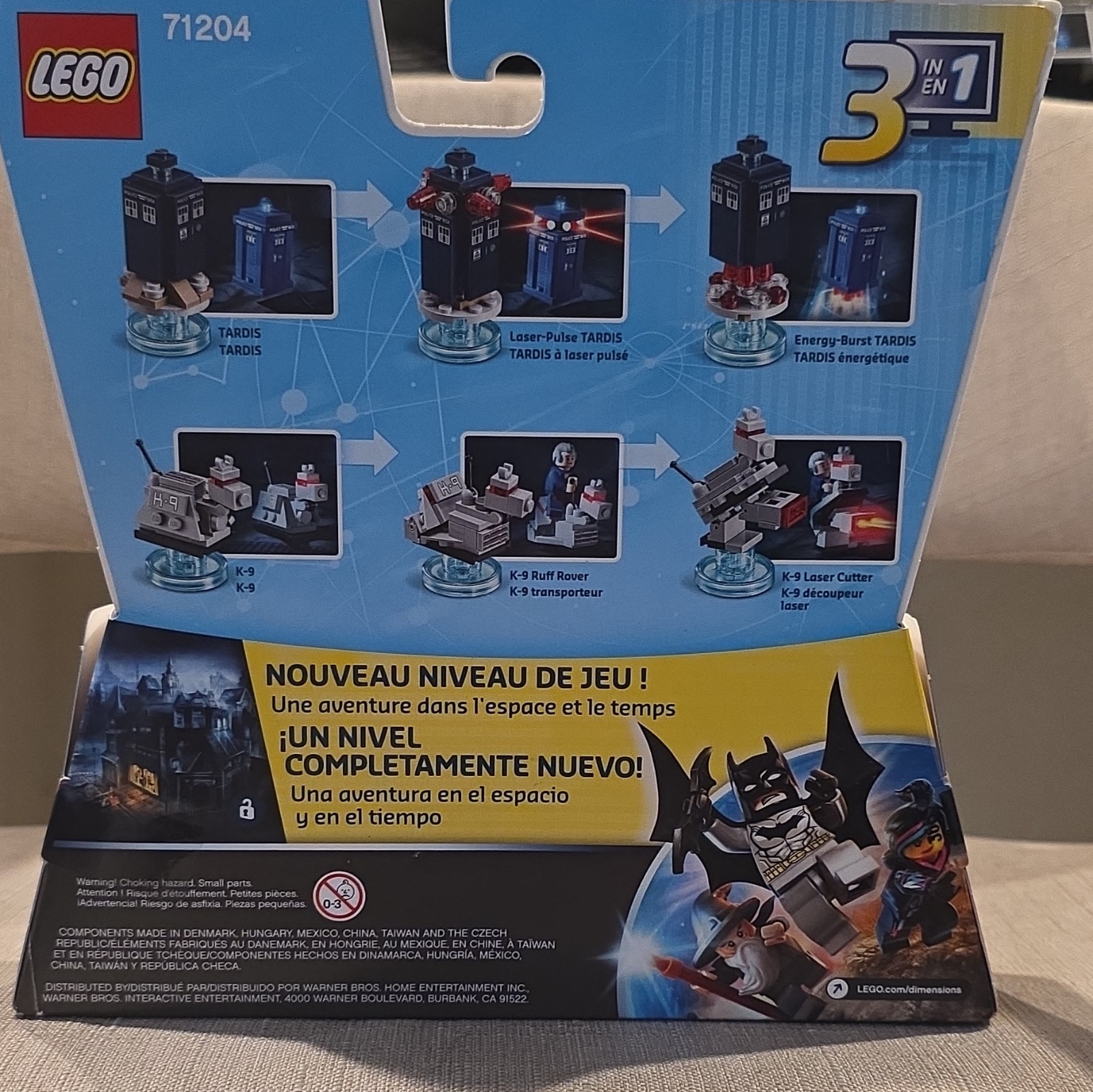 LEGO Dimensions Doctor Who Level Pack 71204 3-in-1 The Doctor TARDIS K-9