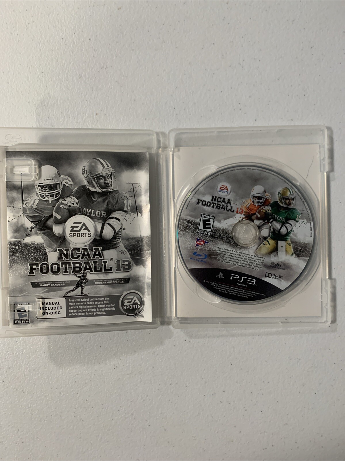 NCAA Football 13 (Sony PlayStation 3, 2012) PS3 Tested Working