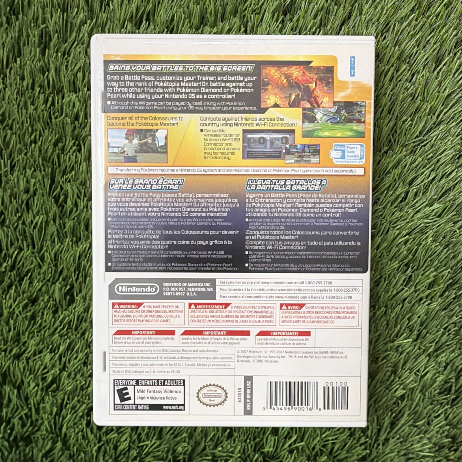 Pokemon Battle Revolution Nintendo Wii Complete CIB with Manual Tested Working