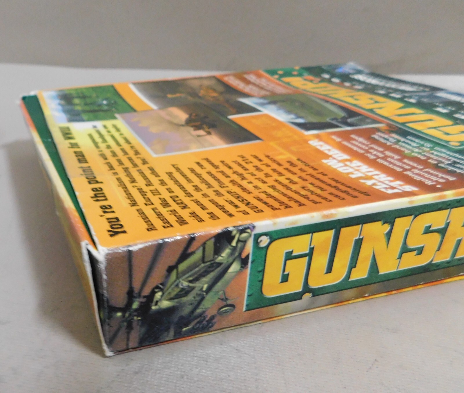GUNSHIP! PC Big Box Attack Helicopter Simulation Game 2000 Micro Prose Complete