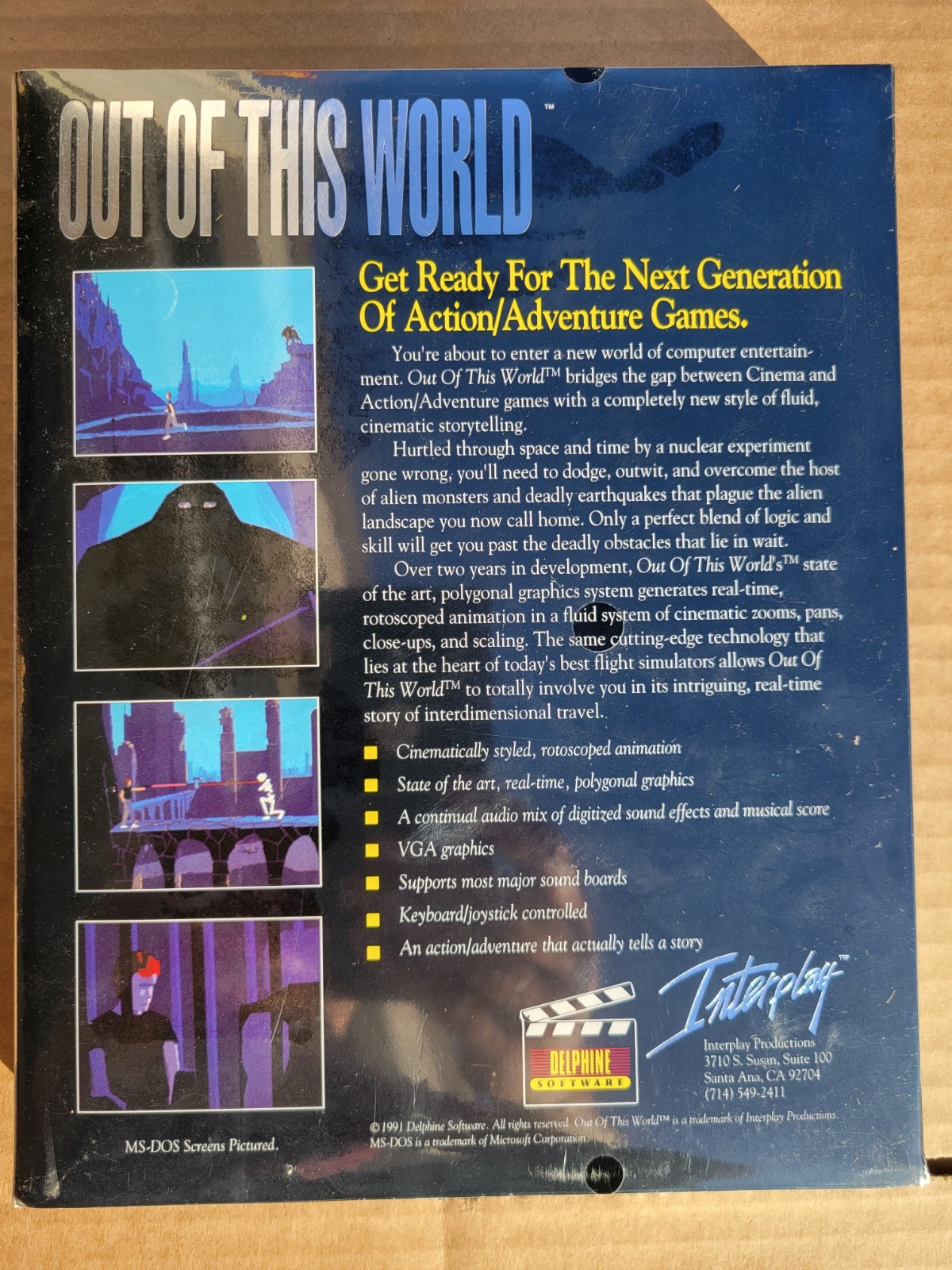Vintage Out of This World Adventure Game – PC 1991