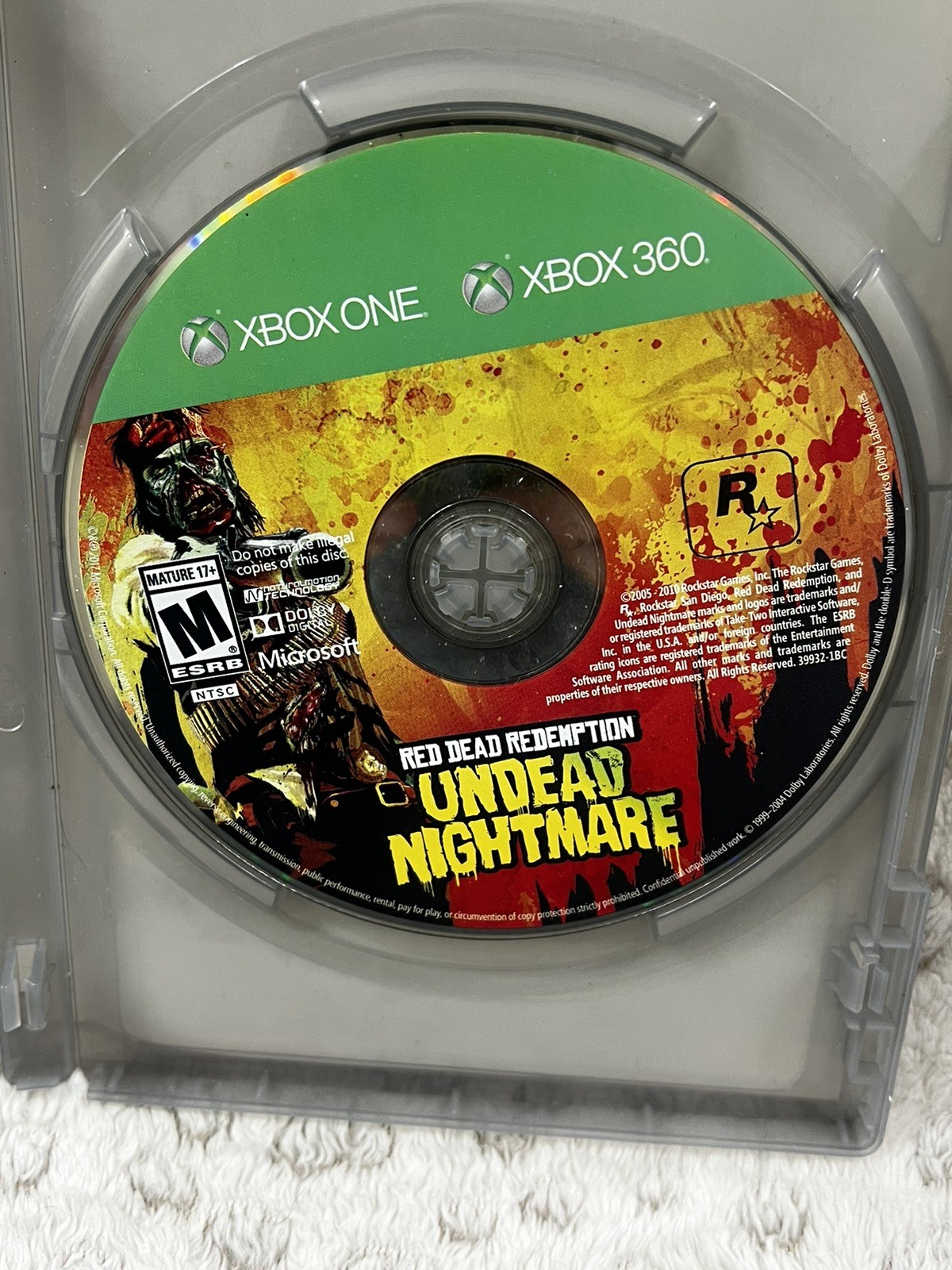 Red Dead Redemption (Xbox 360, 2010) Map and manual Included