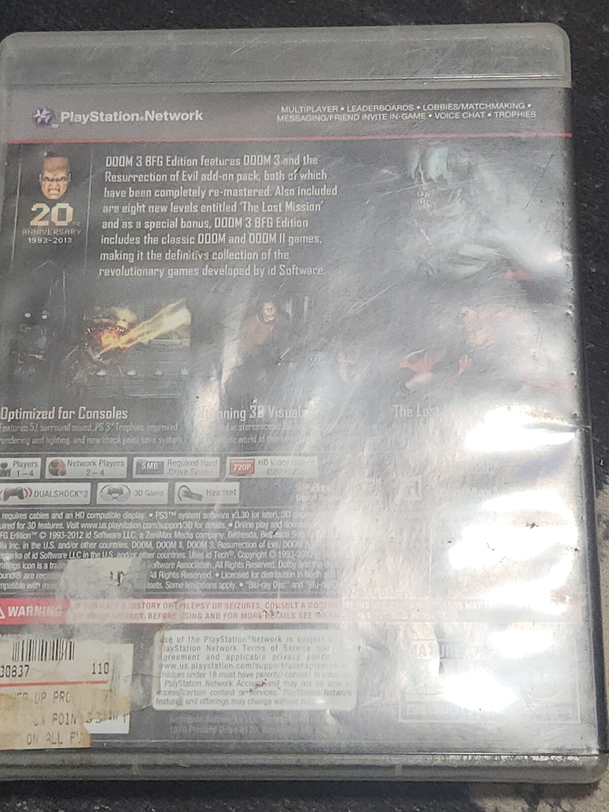 Doom 3 BFG Edition – Sony PlayStation 3