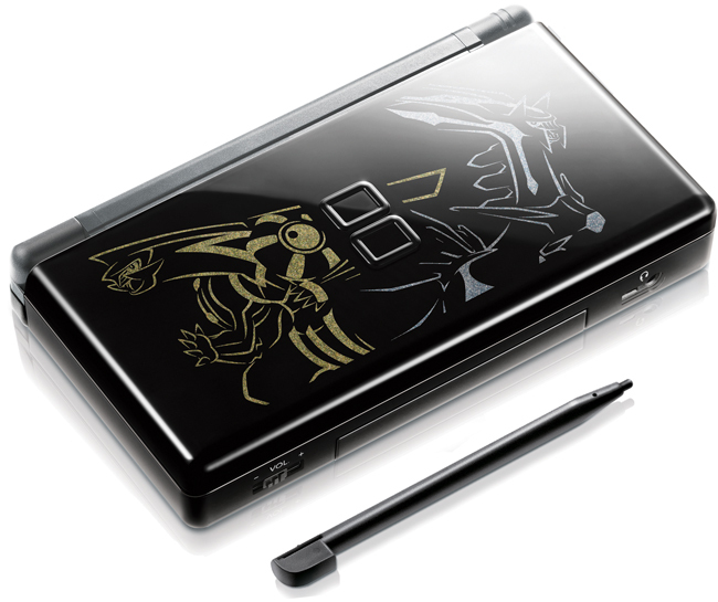 Nintendo DS Lite Full Replacement Housing Shell Screen Lens Black Pokemon US!