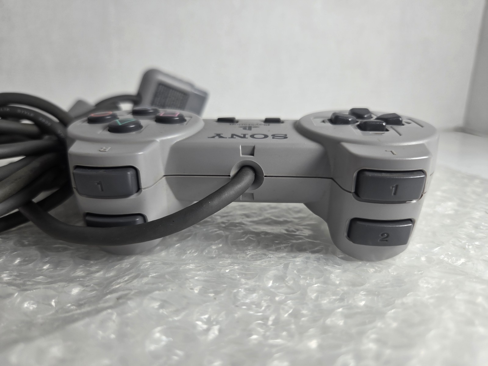 PS1 Gray Controller Sony PlayStation PS2 SCPH-1080 Tested OEM Cleaned No Analog