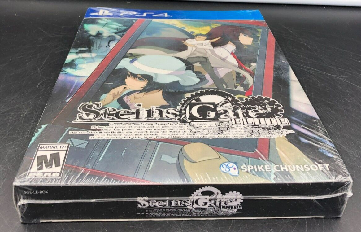 SPIKE CHUNSOFT PS4 – Steins; Gate ELITE Limited Ed. *BRAND NEW, SEALED*