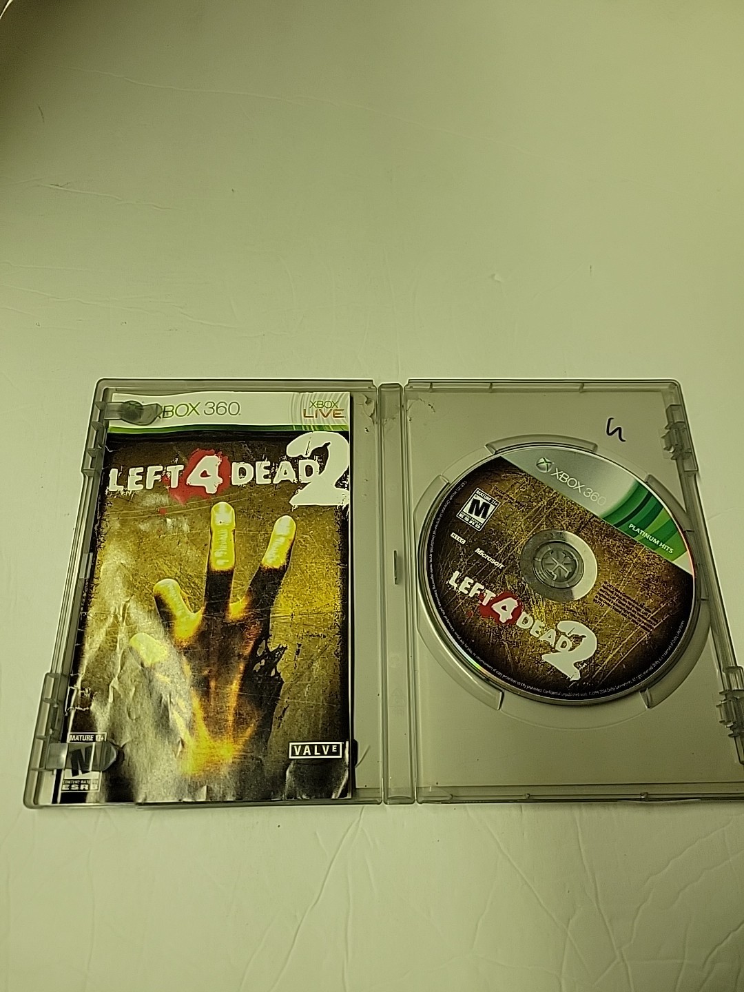 Left 4 Dead 2 (Microsoft Xbox 360, 2009) Platinum Hits CIB Complete W/ Manual