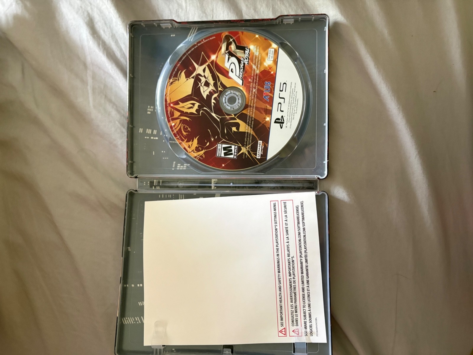 Persona 5 Royal edition steelbook PS5