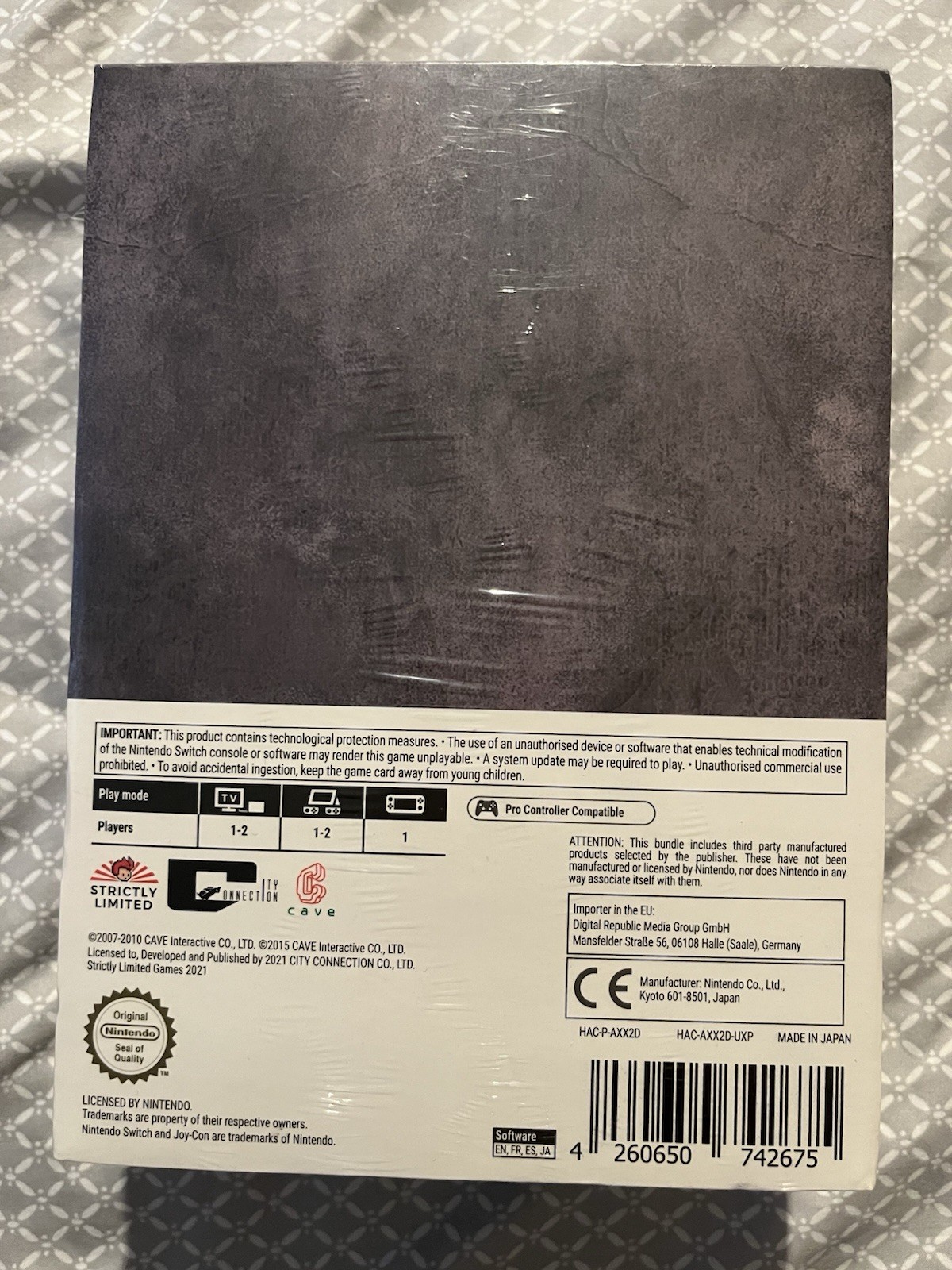 NEW Deathsmiles I + II Collectors Edition Nintendo Switch Strictly Limited Games