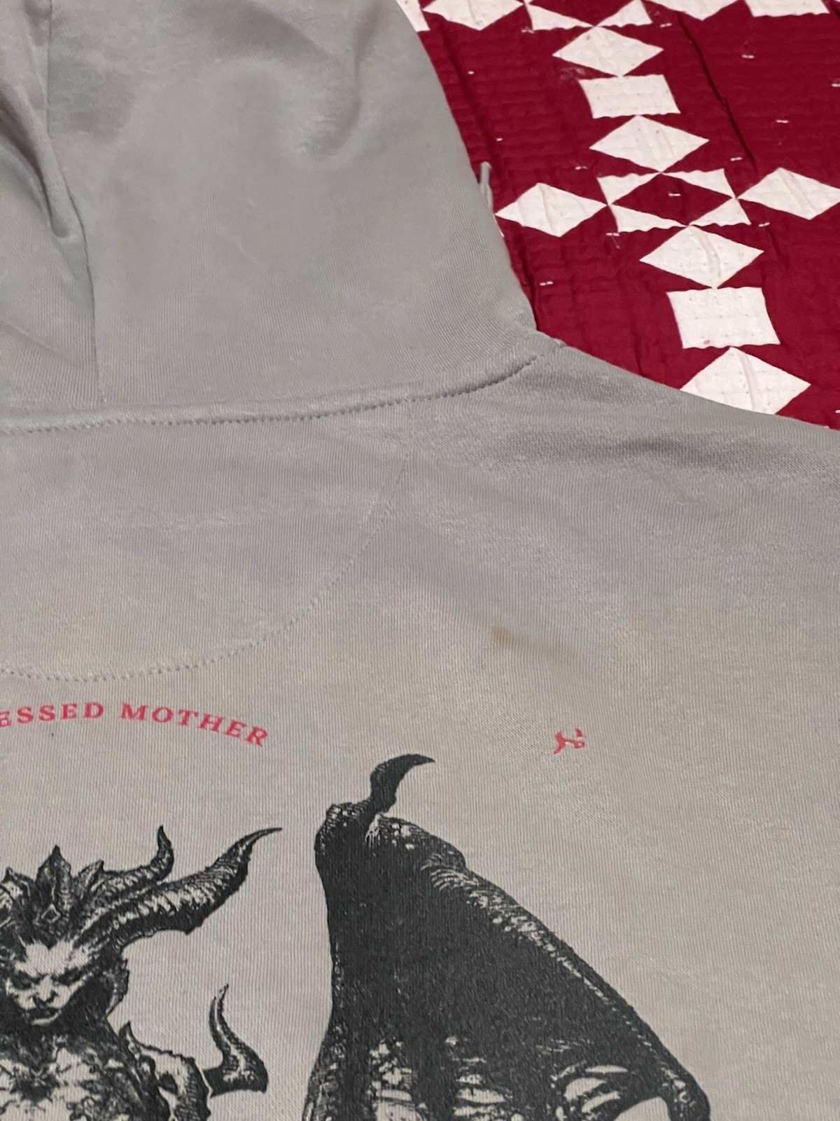 Diablo Lilith Blessed Mother Hoodie L Blizzard IV Video Game Horror Promo Sweat