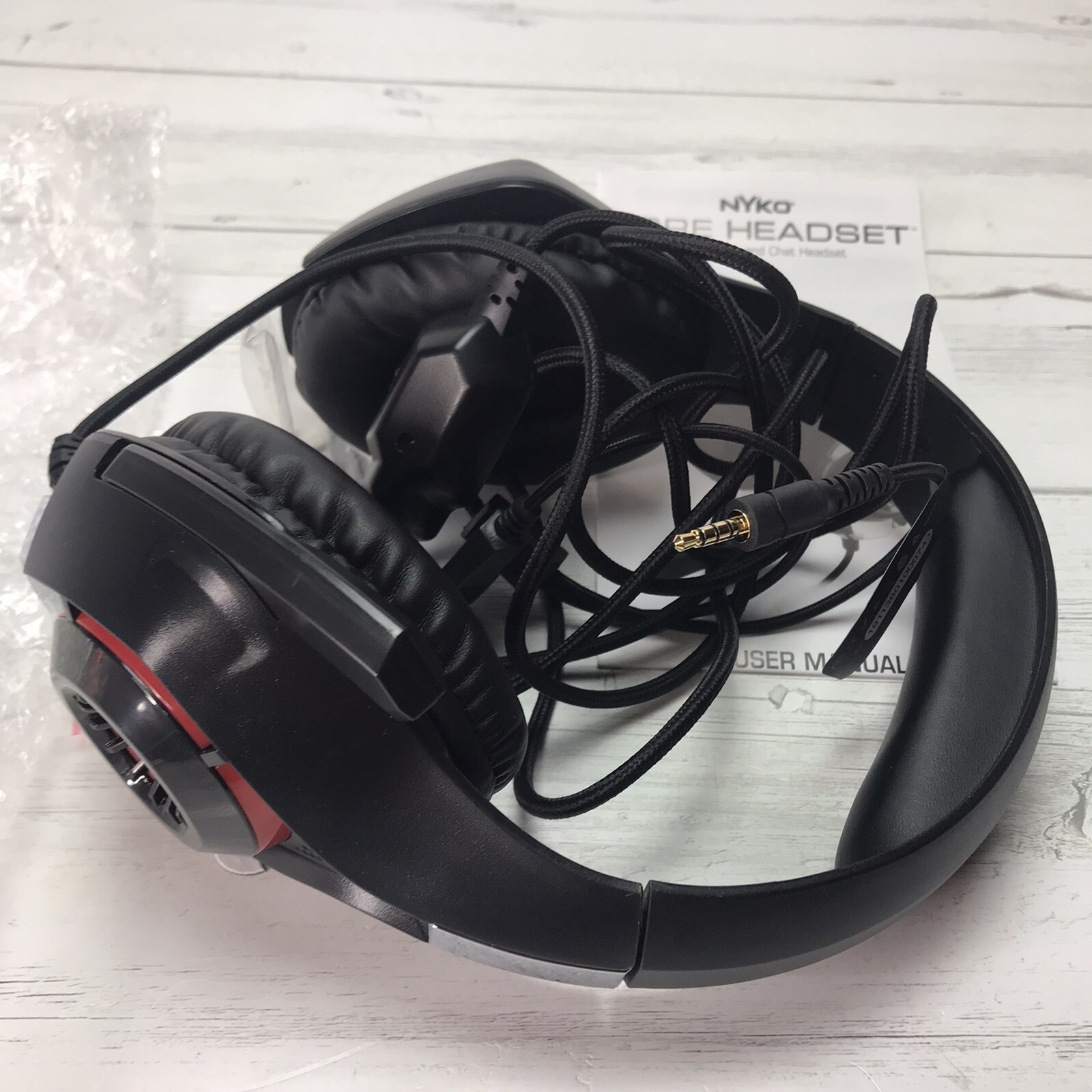 Nyko Core Headset- Universal All Console Gaming Headset – Lights Up 3.5mm Audio
