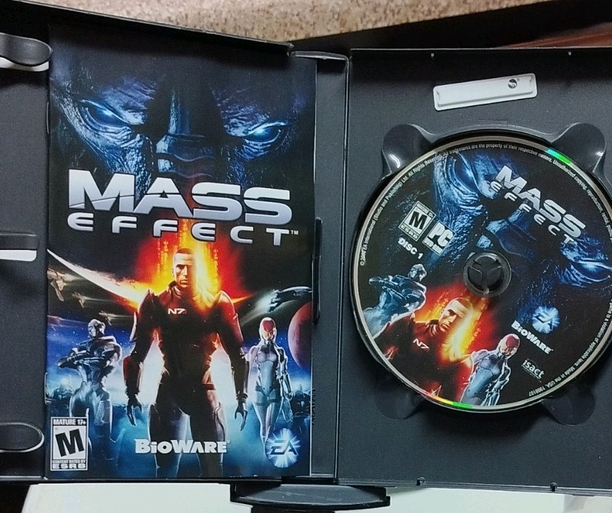 Electronic Arts Mass Effect PC DVD-ROM Manual Included Action Role Playing 2008