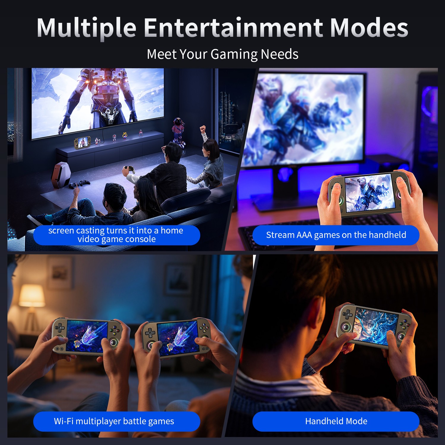 ANBERNIC RG 477M Handheld Game Console 5300mAh Android 14 RG477M 4.7-inch Gifts