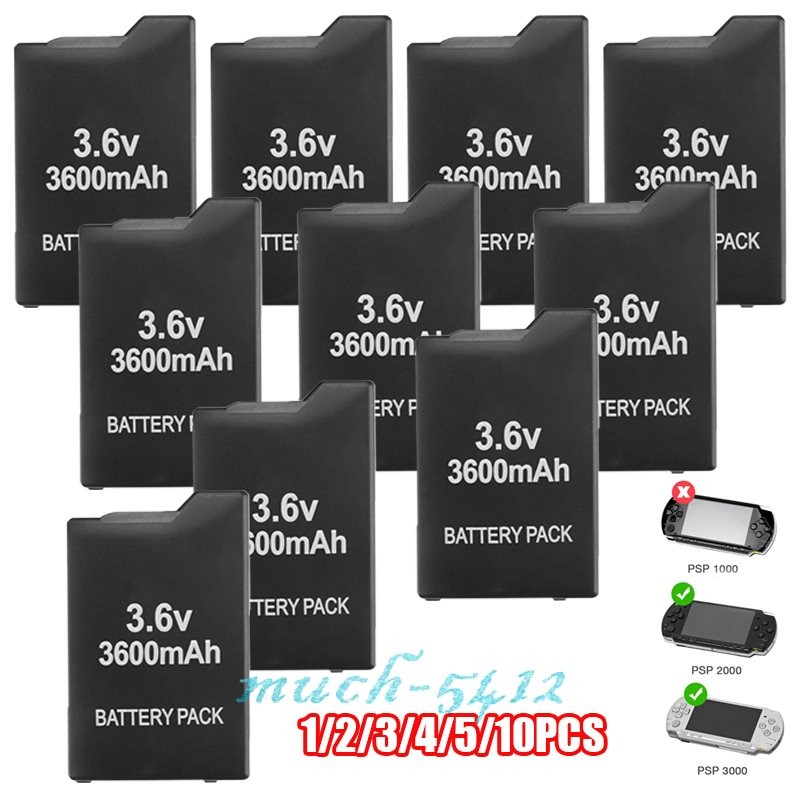 For Sony PSP 2000 3000 2001 3001 Rechargeable Replacement Battery Pack 3600mAh