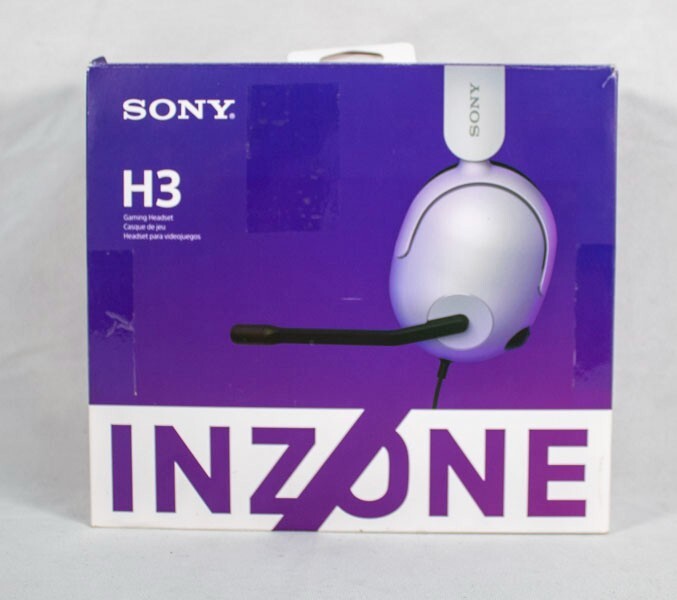 Sony INZONE H3 Wired Gaming Headset – Black And White