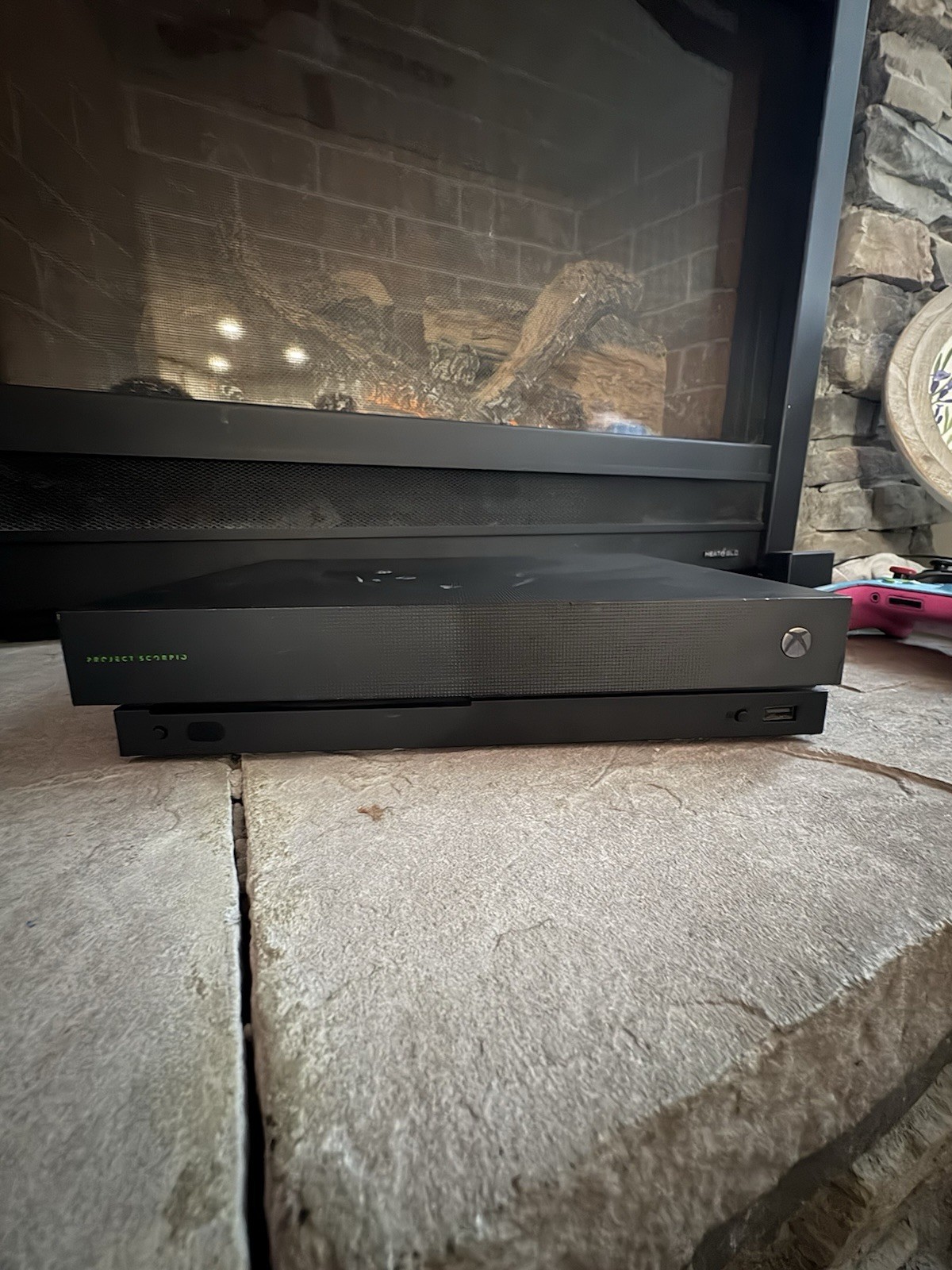 Microsoft Xbox One X Project Scorpio Edition 1TB 4K UHD Console w/ 2 Controllers