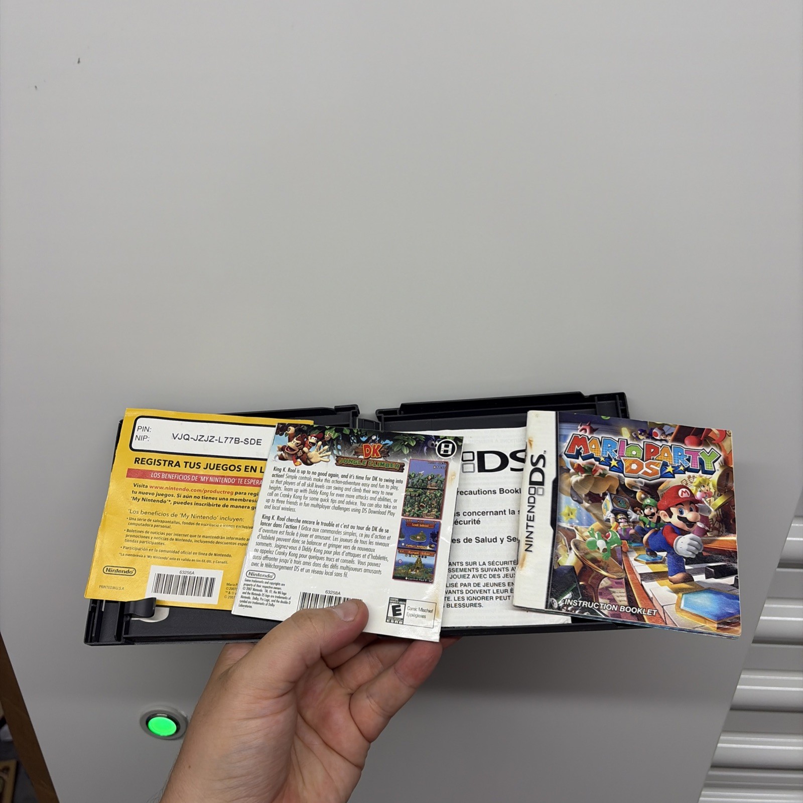 Case and Manual Only NO GAME Mario Party DS Nintendo DS Authentic