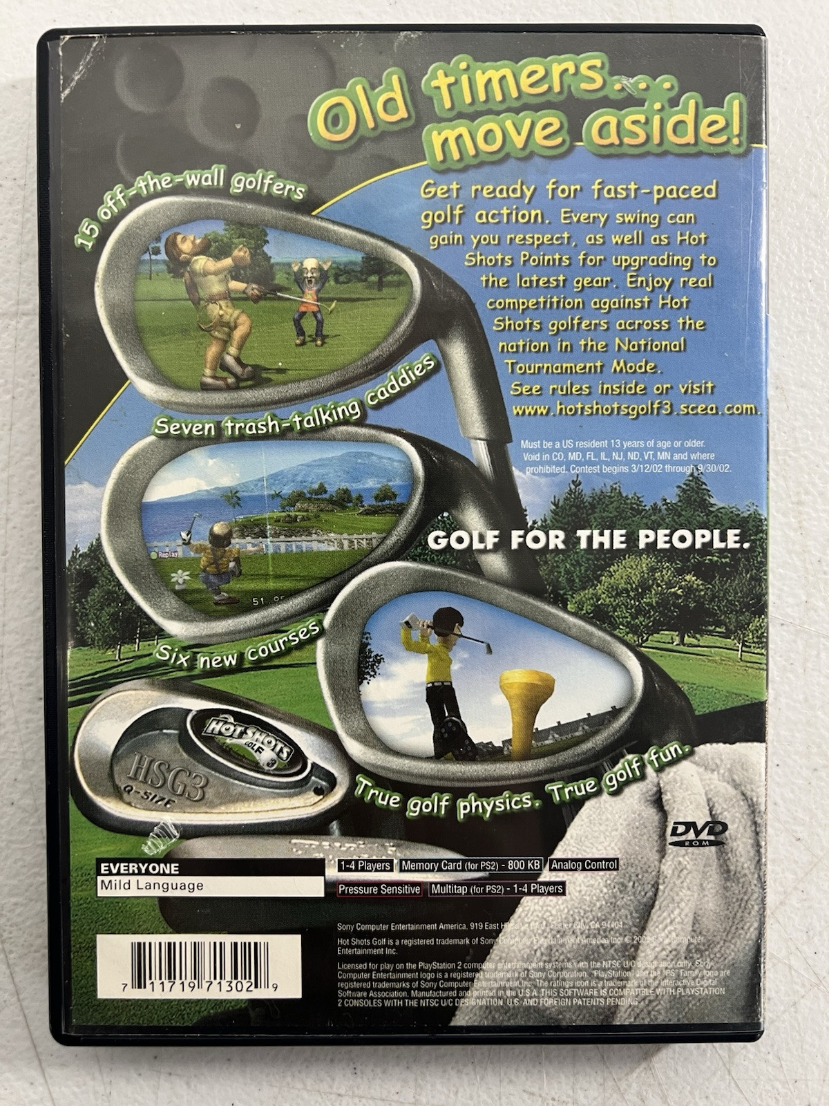 Hot Shots Golf 3 (Sony PlayStation 2, 2002) CIB Complete Game – TESTED & Working