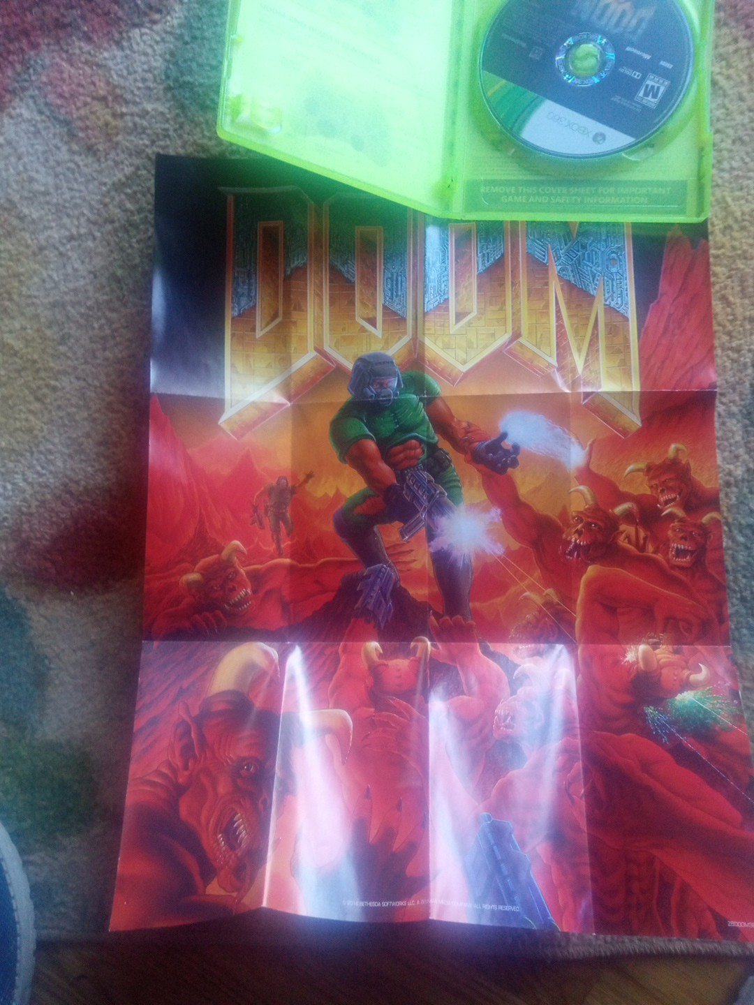 Doom 3 – BFG Edition (Microsoft Xbox 360 – Xbox One) WITH POSTER