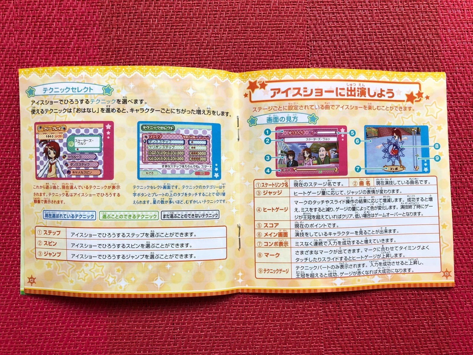 Nintendo DS princess on ice Japanese