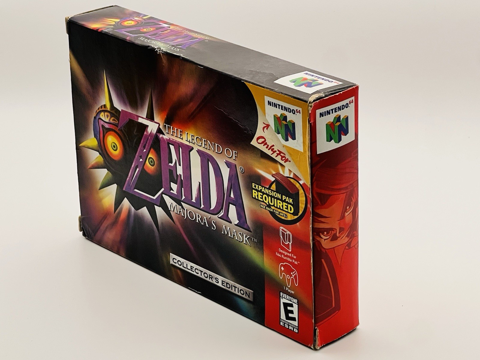 Nintendo 64 Zelda Majora’s Mask Collector’s Edition Gold CIB Complete N64