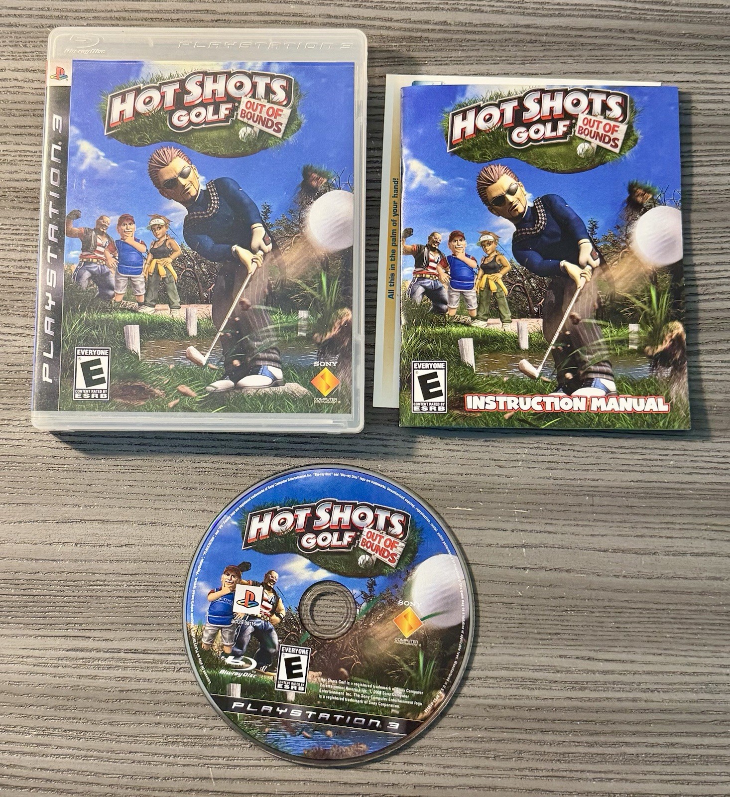 Hot Shots Golf: Out of Bounds (Sony PlayStation 3 PS3) Complete w/Manual