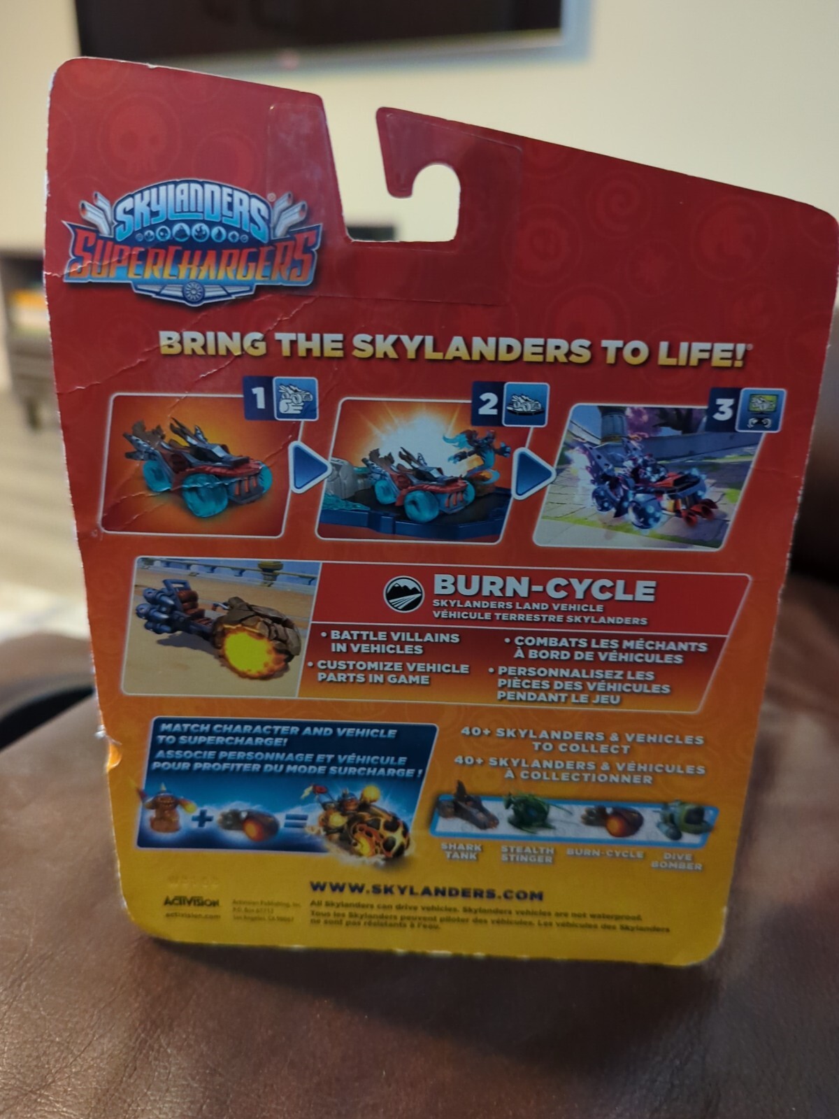 Skylanders SuperChargers: Vehicle Burn Cycle Character Pack (2015) Brand New