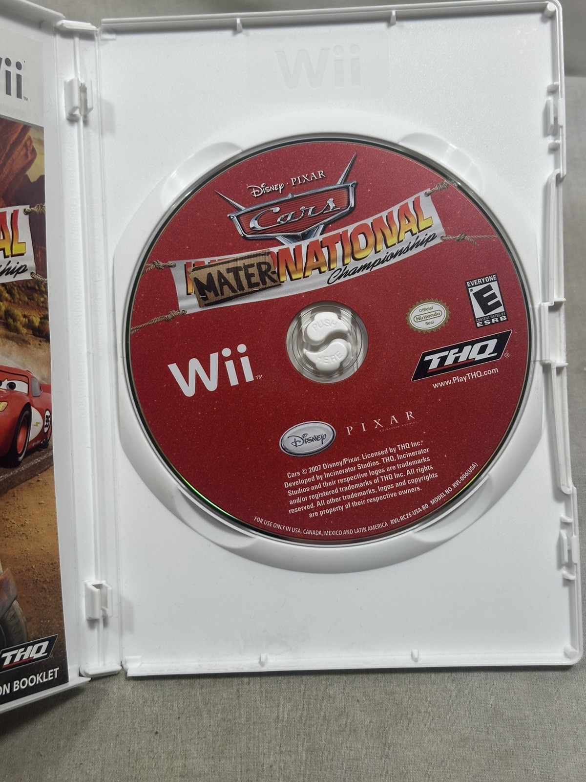 Cars: Mater-National Championship (Nintendo Wii, 2007) Complete and Tested