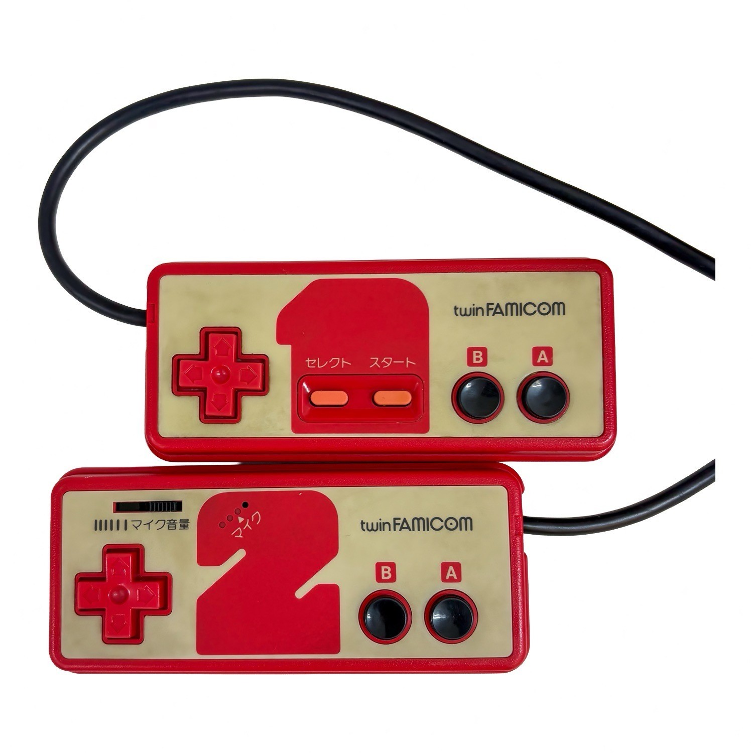 Sharp Twin Famicom Console RED AN-500 New Belt Replaced Tested Console mario2