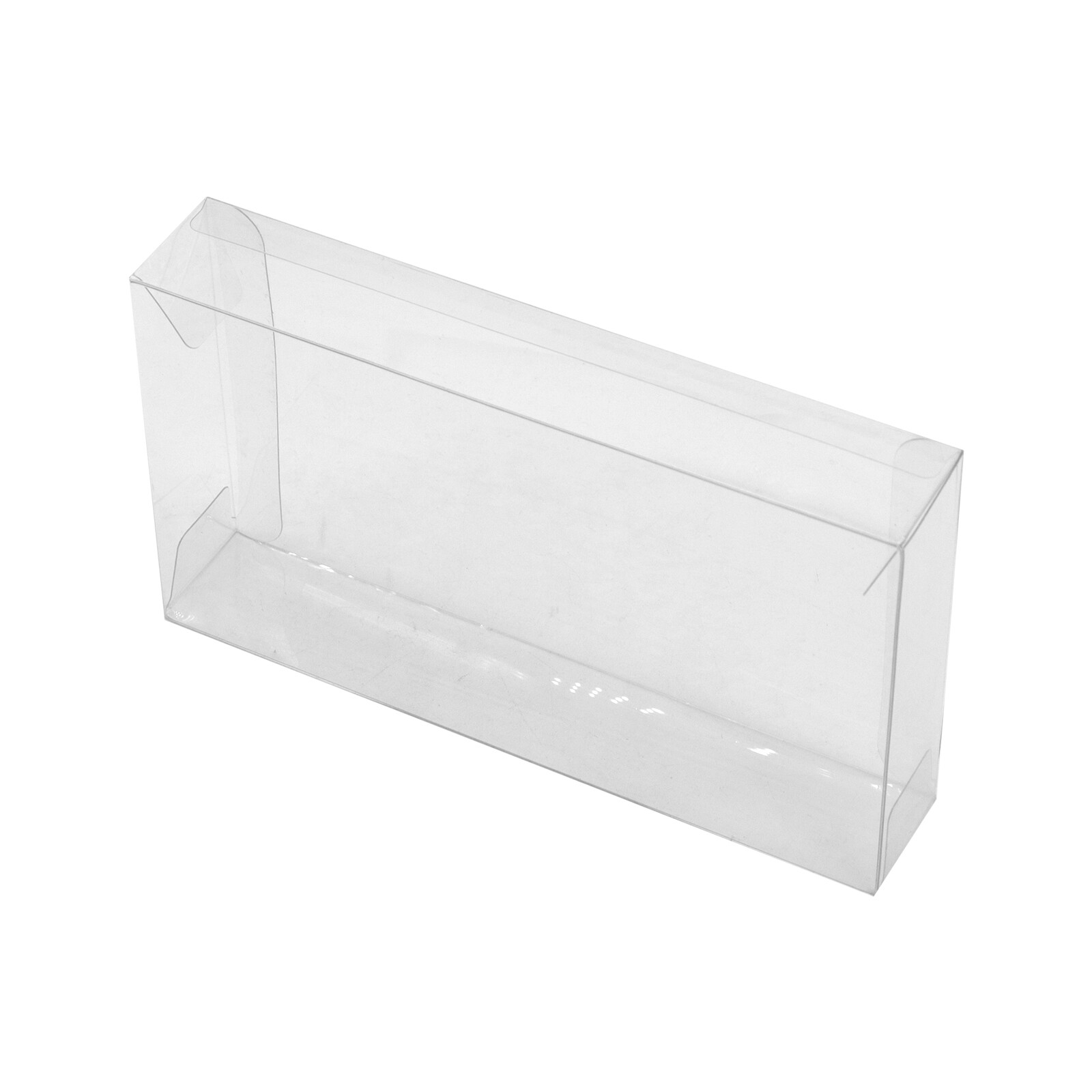 5x Clear Plastic Protective Box Protectors for Nintendo Super Famicom Cib Games