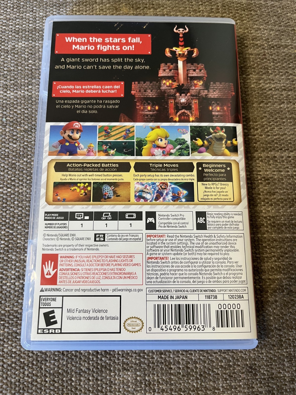 Super Mario Bros RPG – Nintendo Switch