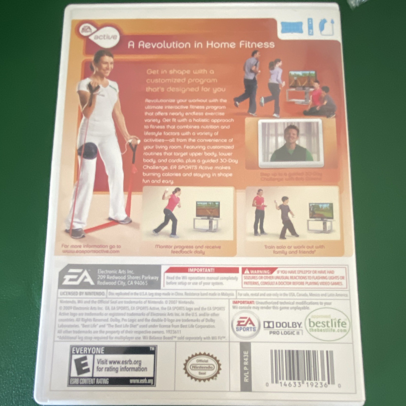 EA SPORTS EA Sports Active: Personal Trainer Nintendo Wii Game E Rating