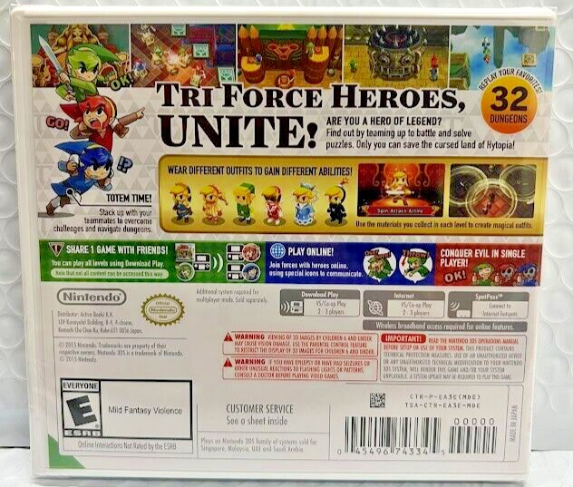The Legend of Zelda 3DS Game Brand New Mega Bundle
