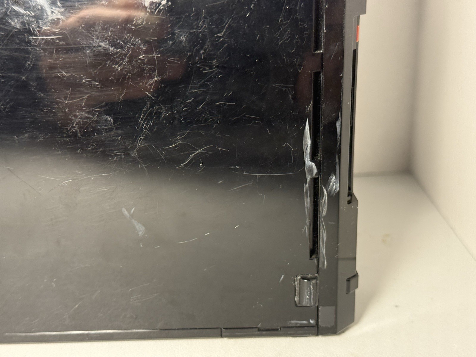 JP Nintendo Wii RVL-001 Black Console Only – Tested – Missing SD Door/Scuffed