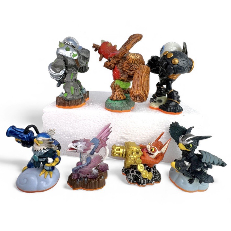 Skylanders Giants Bundle Lot 7 Tree Rex Crusher Eye Brawl Sonic Boom Tested