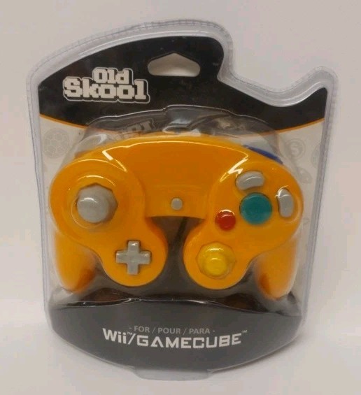 Nintendo GameCube Controller – Orange – (Old Skool).