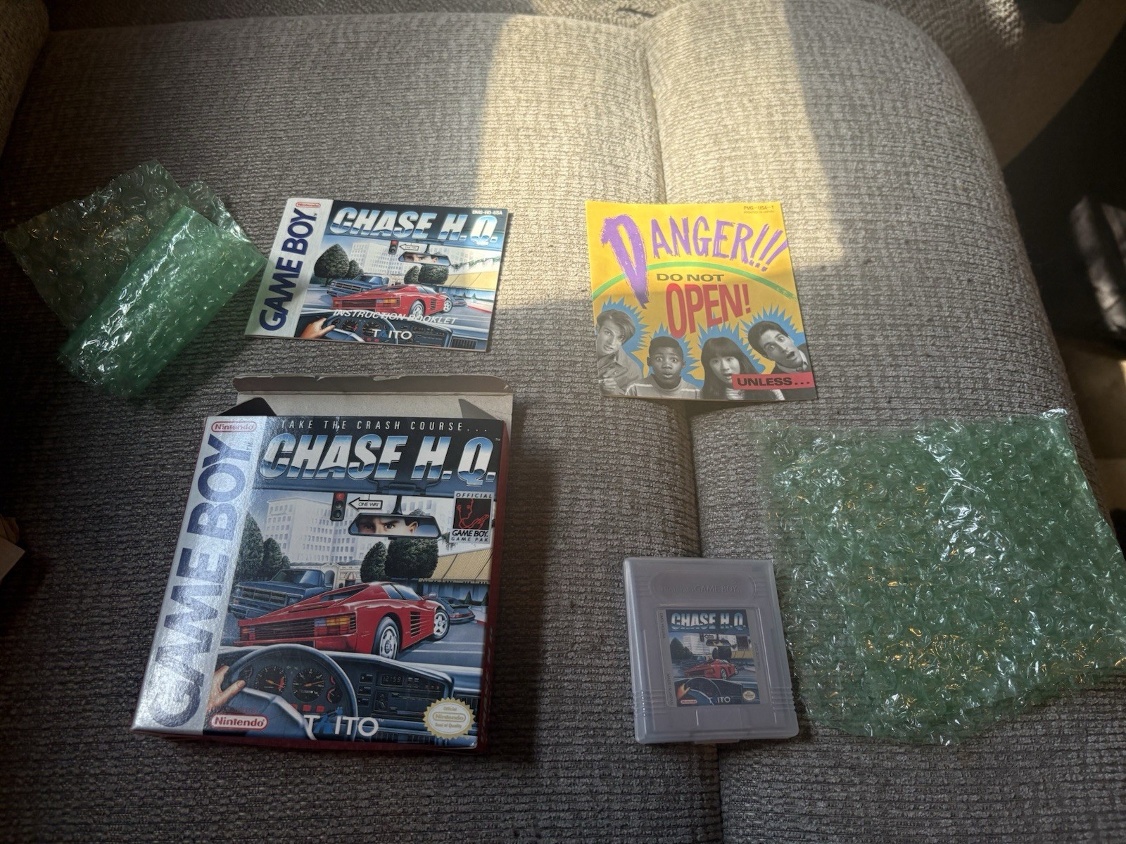 Chase H.Q HQ (Nintendo Game Boy Game Boy) Complete in Box CIB
