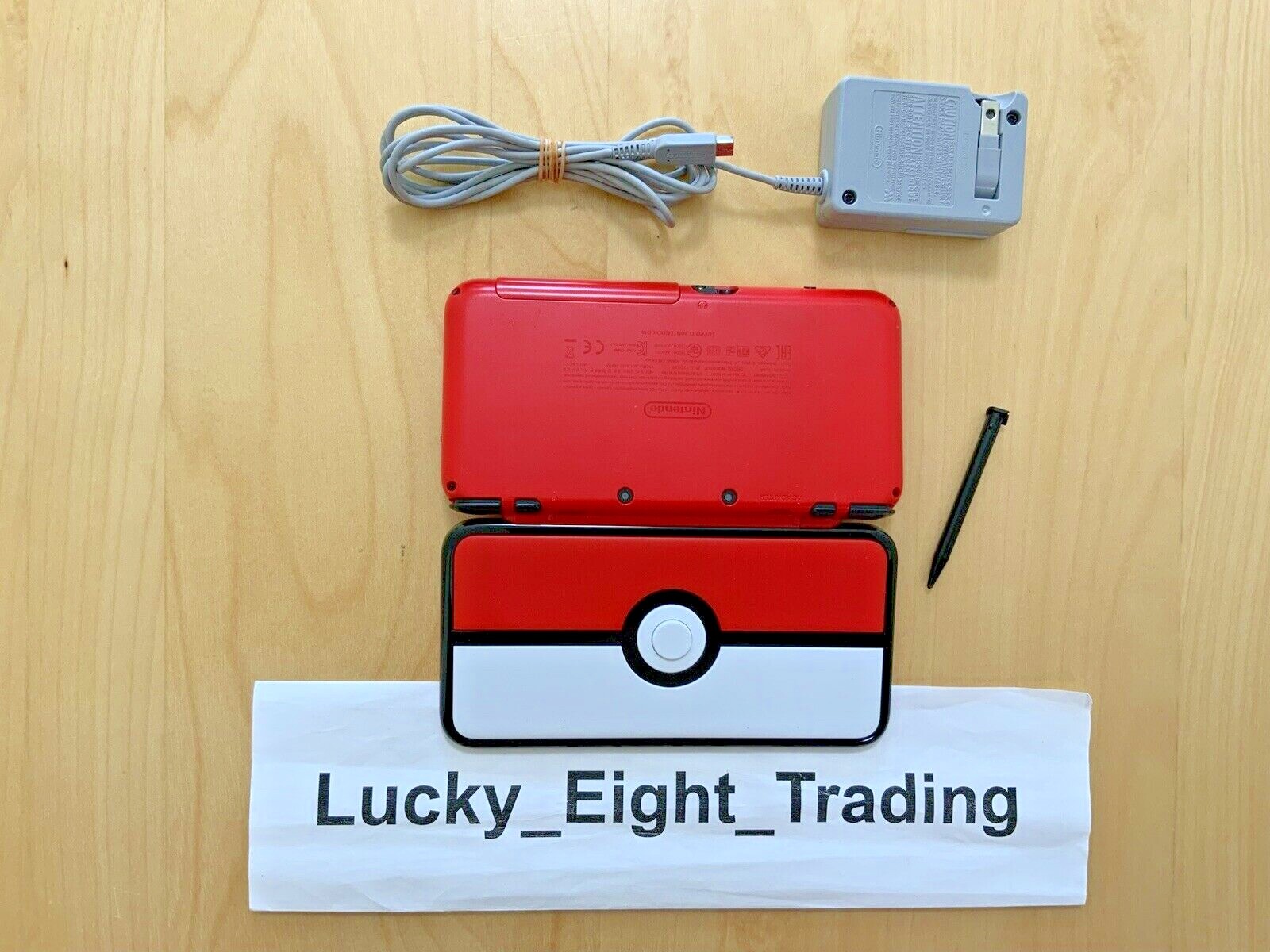 New Nintendo 2DS XL LL Poke Ball Edition Console Charger Pikachu Monster [CC]
