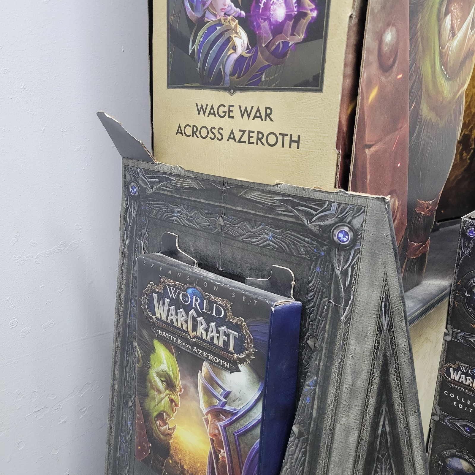 5ft WoW Battle Of Azeroth Game Stop Gaming Store 3D Display Promo World Warcraft