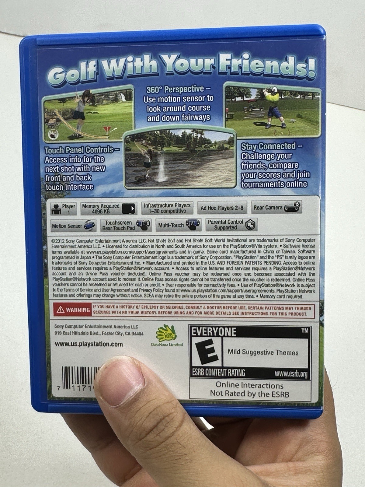 Hot Shots Golf: World Invitational PlayStation Vita Complete CIB