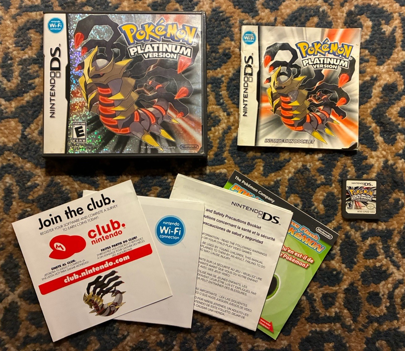 Pokemon Platinum Version (Nintendo DS) CIB – Complete In Box Authentic – TESTED